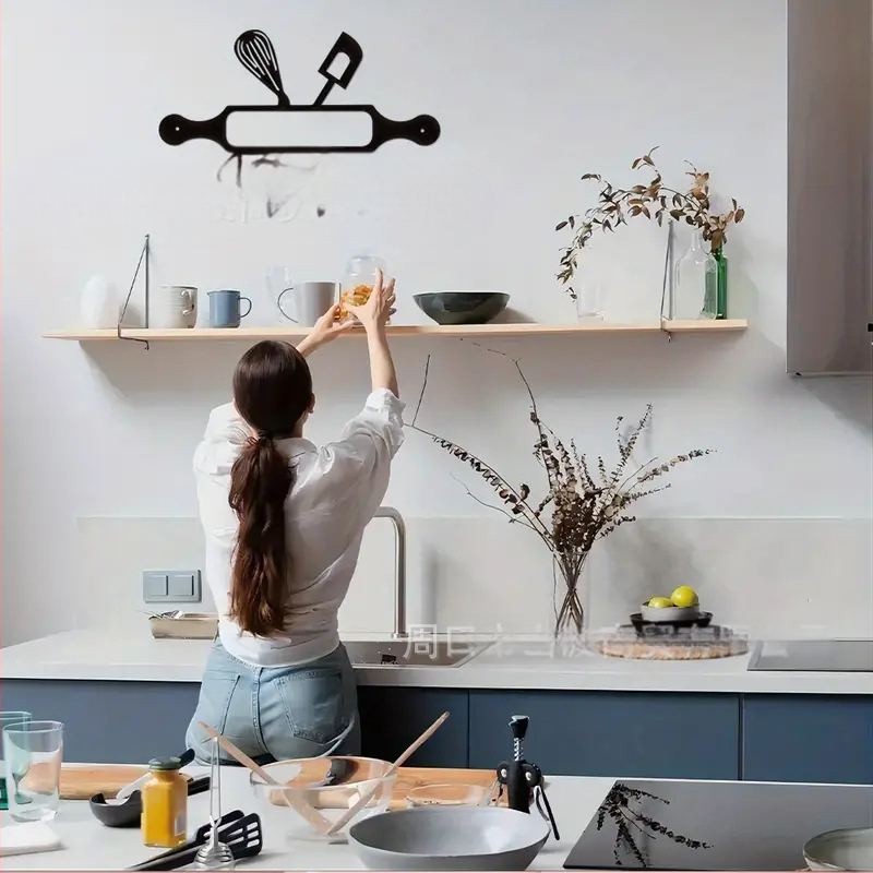 Метални табели за трансгранично ползване, кухненски табели, стенна декорация, обикновени метални кухненски декоративни табели, Великден