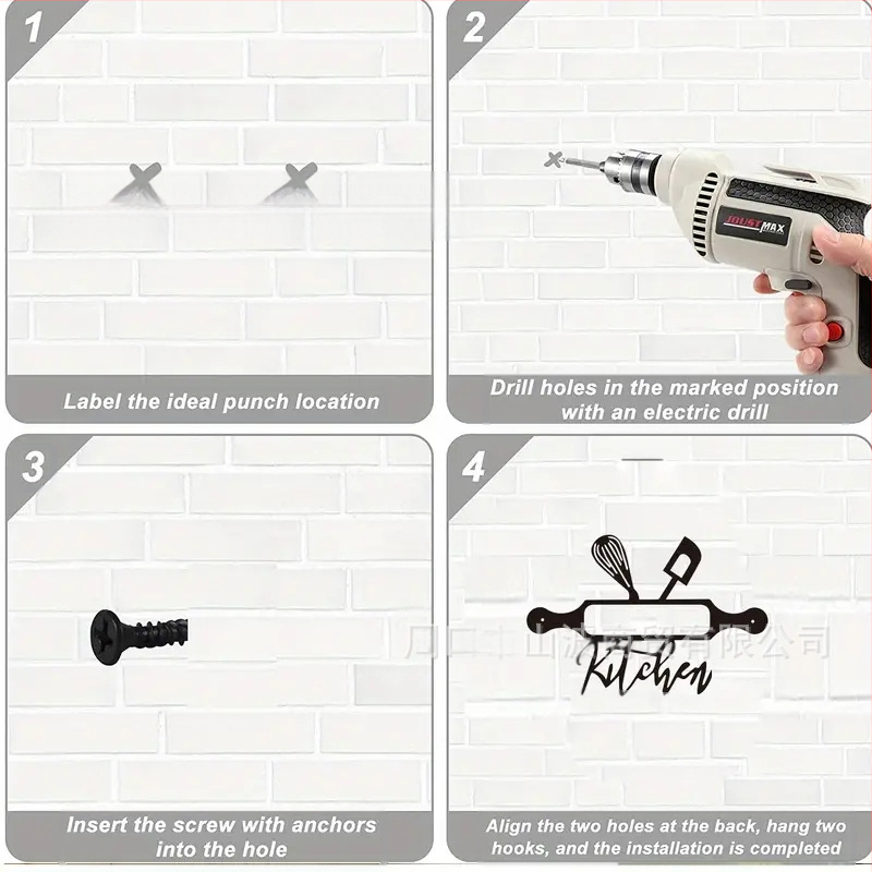 Метални табели за трансгранично ползване, кухненски табели, стенна декорация, обикновени метални кухненски декоративни табели, Великден