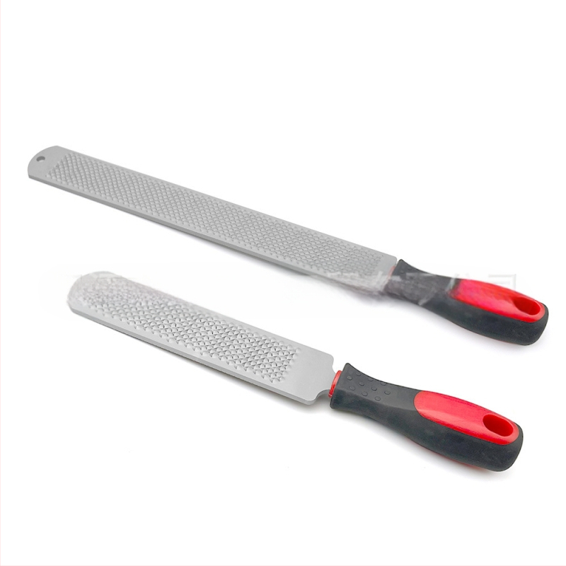 В наличност 8-инчова 14-инчова пила за подкови, двустранен инструмент за ремонт на копита, пила за подкови за коне с дръжка, инструмент за грижа за подкови