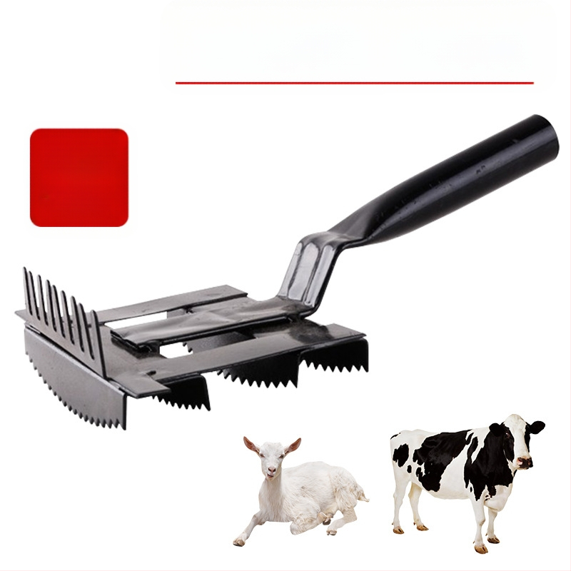 Greblă pentru pieptene de vite și oi, greblă anti-mâncărime, perie de păr pentru vite, perie de curățare veterinară, pieptene pentru păr de vite, vite și oi, consumabile pentru creșterea cailor