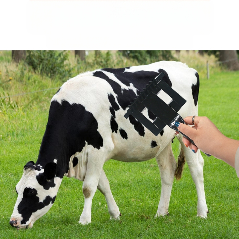 Greblă pentru pieptene de vite și oi, greblă anti-mâncărime, perie de păr pentru vite, perie de curățare veterinară, pieptene pentru păr de vite, vite și oi, consumabile pentru creșterea cailor
