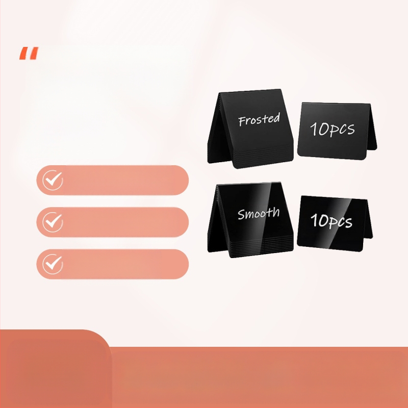 sandėlyje V formos juoda stalo kortelė maža juodos lentos kainų kortelė demonstracinė lenta maža ištrinama daugkartinio naudojimo kaina