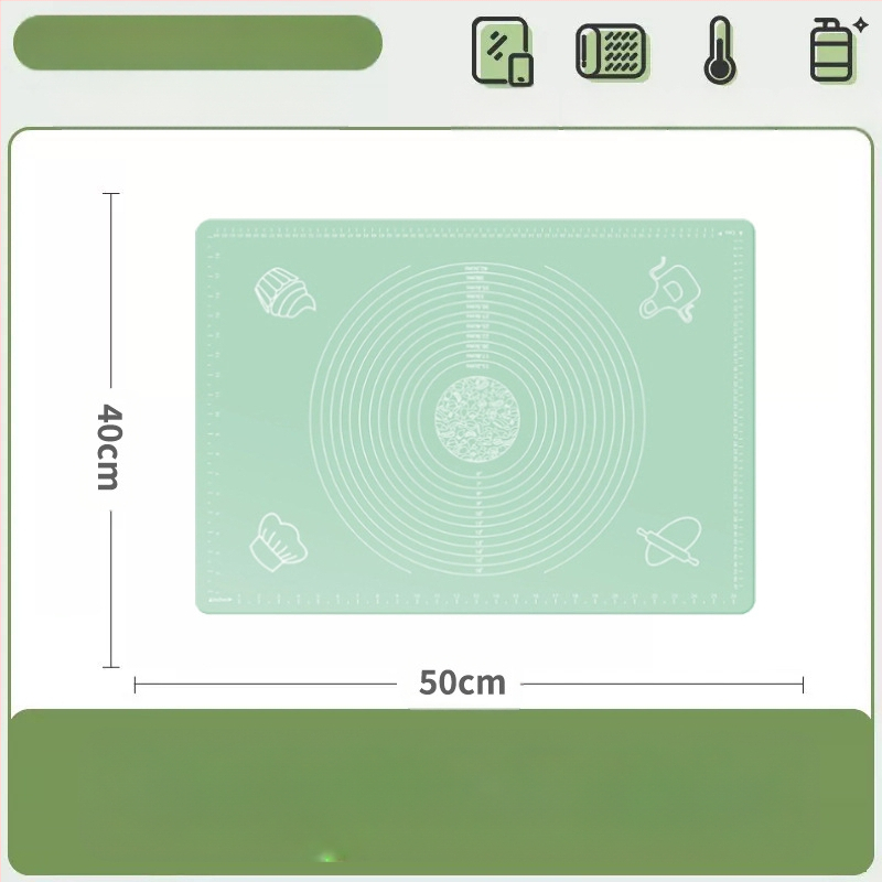Silikoonist sõtkumismatt, toidukvaliteediga majapidamisnuudlite ja paneelide sõtkumismatt, libisemiskindel, suur, suur pelmeenide valmistamise laud köögile