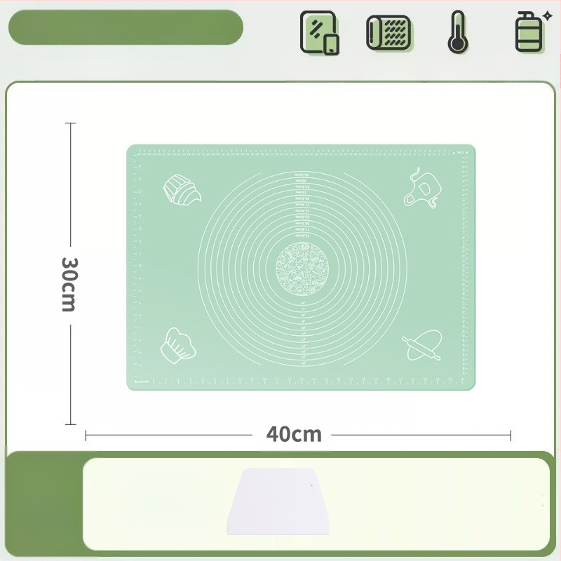Silikoonist sõtkumismatt, toidukvaliteediga majapidamisnuudlite ja paneelide sõtkumismatt, libisemiskindel, suur, suur pelmeenide valmistamise laud köögile