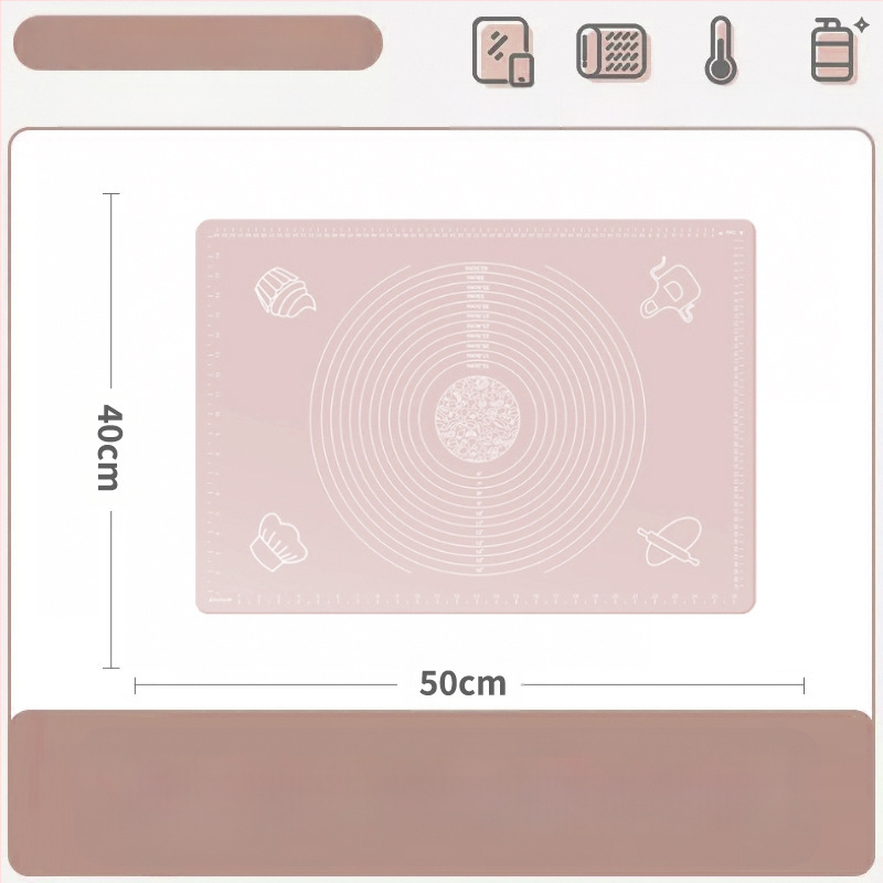 Silikoonist sõtkumismatt, toidukvaliteediga majapidamisnuudlite ja paneelide sõtkumismatt, libisemiskindel, suur, suur pelmeenide valmistamise laud köögile
