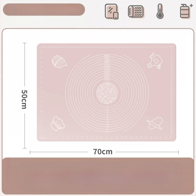 Silikoonist sõtkumismatt, toidukvaliteediga majapidamisnuudlite ja paneelide sõtkumismatt, libisemiskindel, suur, suur pelmeenide valmistamise laud köögile