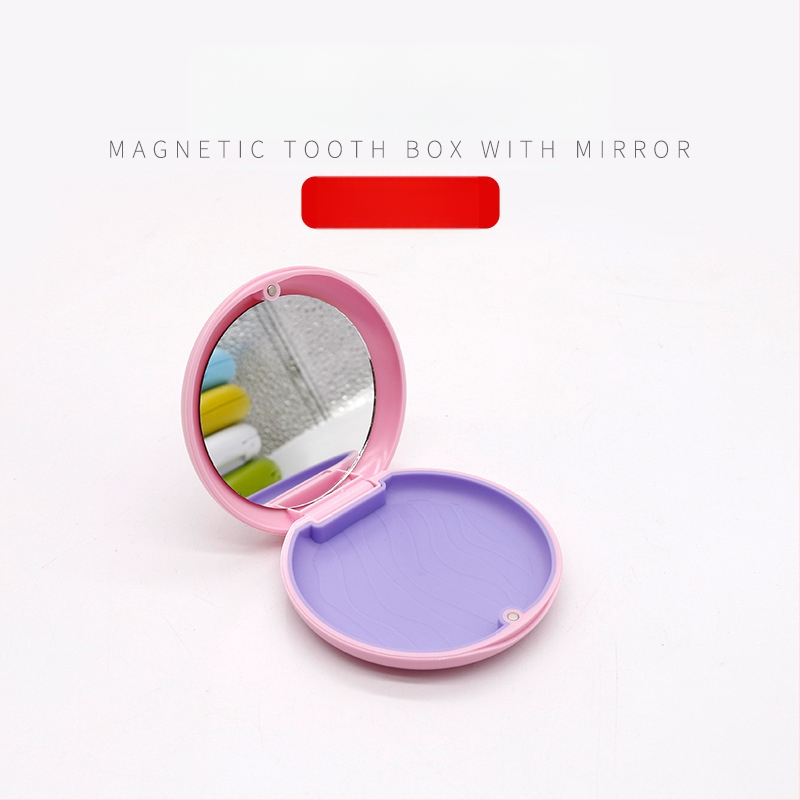 Kaasaskantav magnetiliselt imav hammaste hoiukarp Nähtamatute breketite hoiukarp Ortodontiliste breketite ortodontiline hoidikukarp