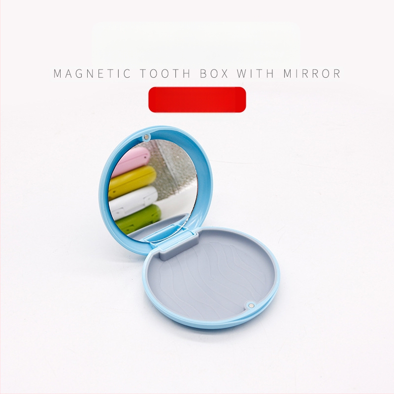 Kaasaskantav magnetiliselt imav hammaste hoiukarp Nähtamatute breketite hoiukarp Ortodontiliste breketite ortodontiline hoidikukarp