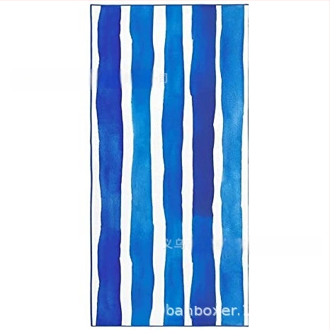 Karštas tarpvalstybinis mikropluošto rankšluostis, lengvas, be smėlio, su dryžuota serija, atspausdintas dvipusis aksominis paplūdimio rankšluostis, sugeriantis, greitai džiūstantis.