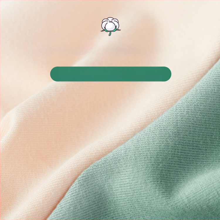 Γυναικεία εσώρουχα τεσσάρων τεμαχίων από Ευρωπαϊκό και Αμερικανικό ύφασμα χωρίς ραφές, από καθαρό βαμβάκι, με καβάλο, αντιβακτηριδιακά, αναπνεύσιμα και μη τσιμπήματα, που μοιάζουν με σύννεφα.