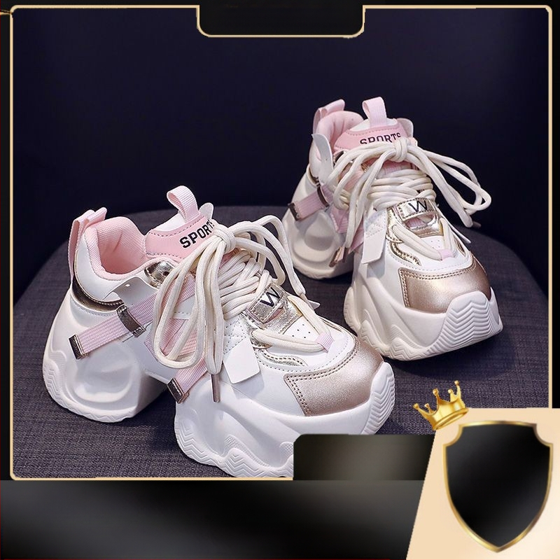 Interneto įžymybių tėčio batai moterims 2025 m. pavasariui ir rudeniui Nauji itin populiarūs batai storais padais Padidinti universalūs laisvalaikio sportiniai batai