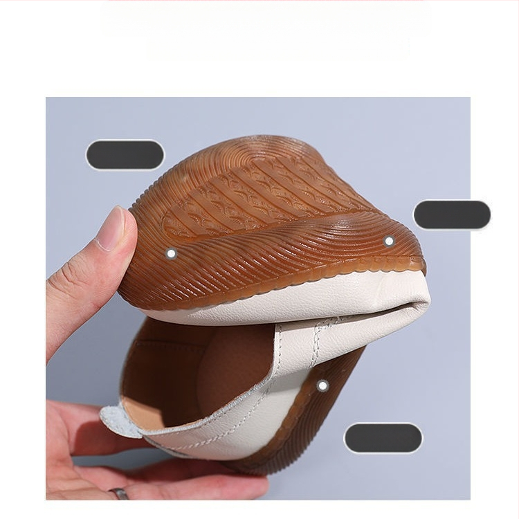Pantofi de damă din piele moale, pantofi cu talpă joasă, pantofi casual pentru mame, pantofi cu talpă moale, pantofi lejeri, pantofi cu toc înalt, pantofi sport