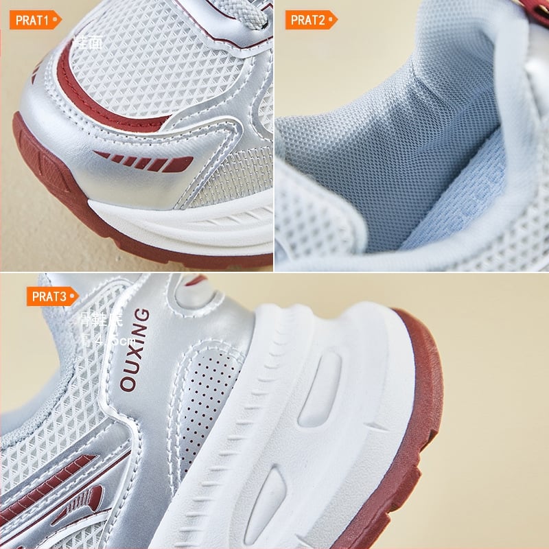 Versiunea coreeană a noilor pantofi Torre pentru femei, pentru primăvara anului 2025, sporturi de alergare casual, cu talpă groasă, rachetă de stradă mărită Q6002