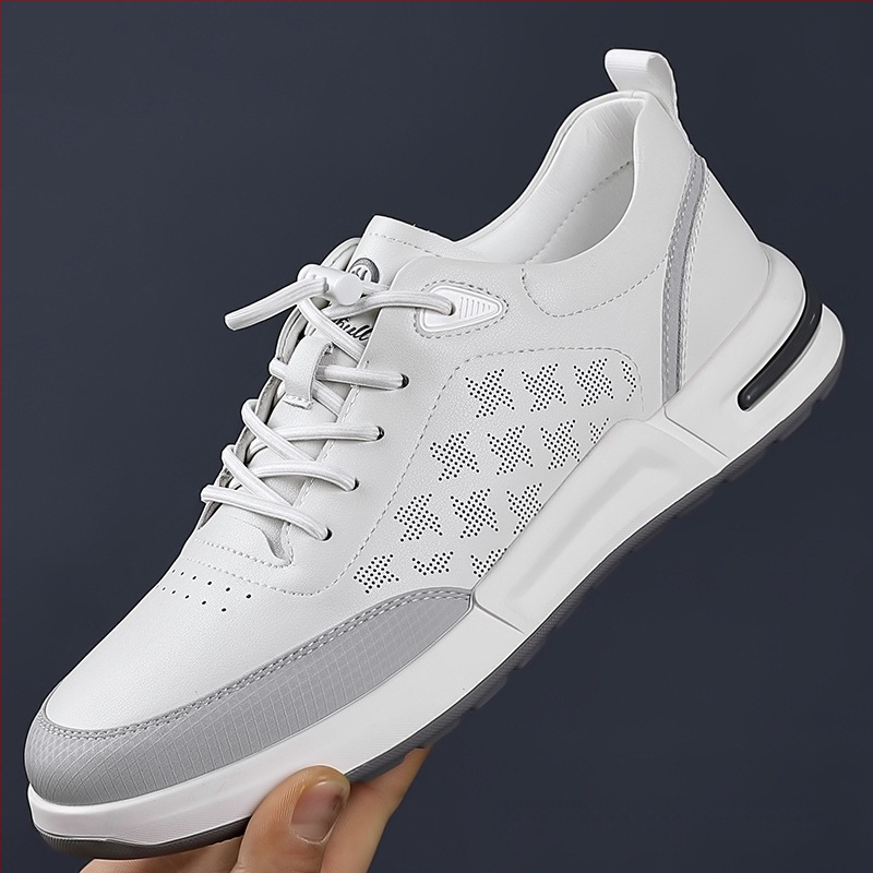 Proljetne i ljetne nove muške lagane modne svakodnevne višenamjenske muške ležerne cipele bijele cipele otporne na habanje ulične tenisice