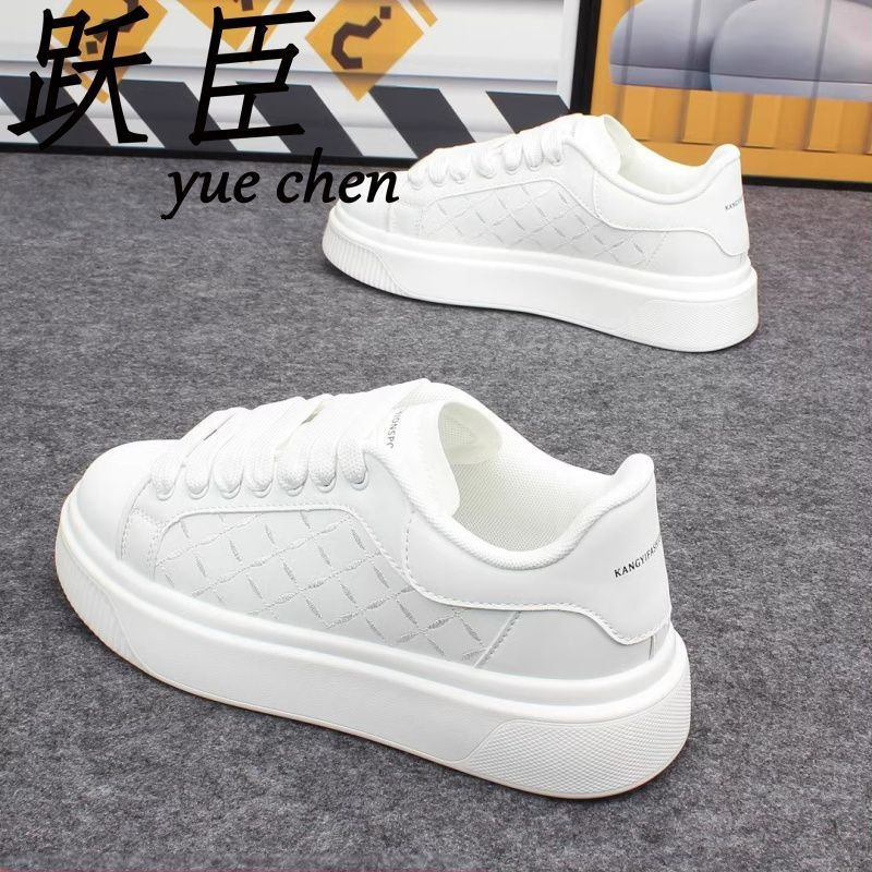 Novi trendi sportske cipele za slobodno vrijeme, male bijele cipele za muške cipele, lagane, univerzalne, neklizajuće, cipele za povećanje visine, eksplozivno debelo meko dno