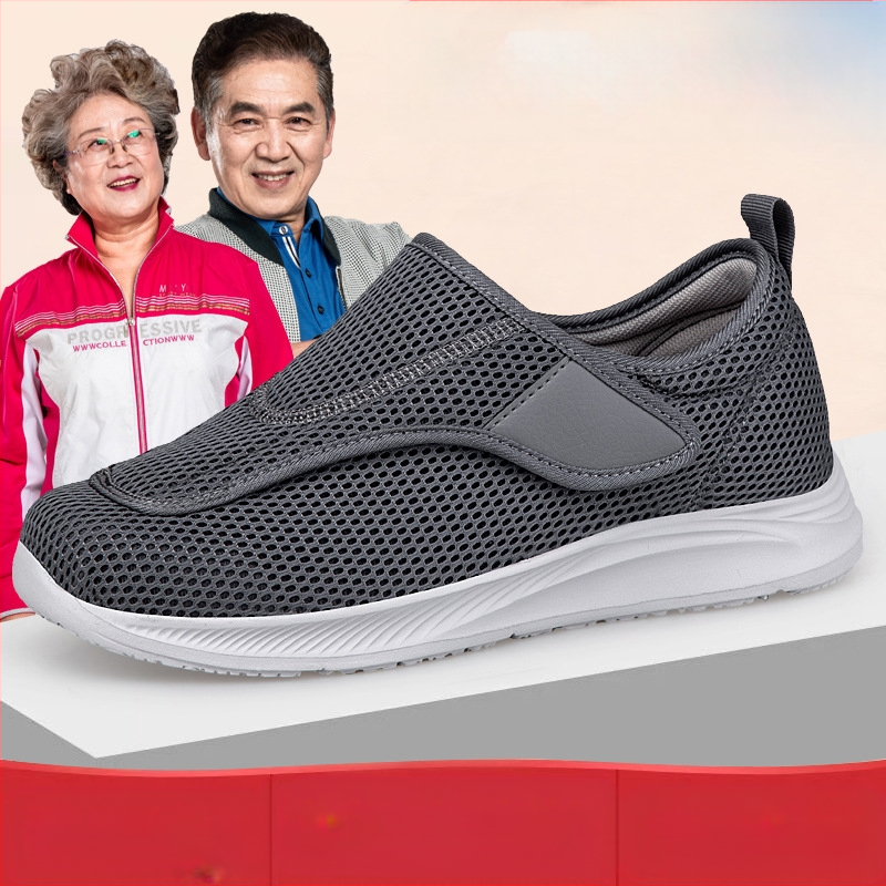 Pantofi respirabili lărgiți pentru vârstnici, pantofi pentru femei de vârstă mijlocie și vârstnici pentru picioare umflate, degetul mare valgus, picioare umflate și grase, pantofi pentru mamă, pantofi prietenoși cu zahărul