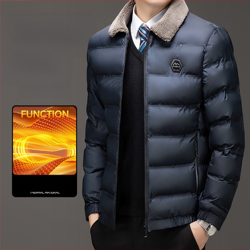 Pamučna odjeća Modna pamučna odjeća za srednje i starije osobe 2024. Novi stil tatine odjeće Muška pamučna jakna Topla poslovna vjetrootporna Khachi