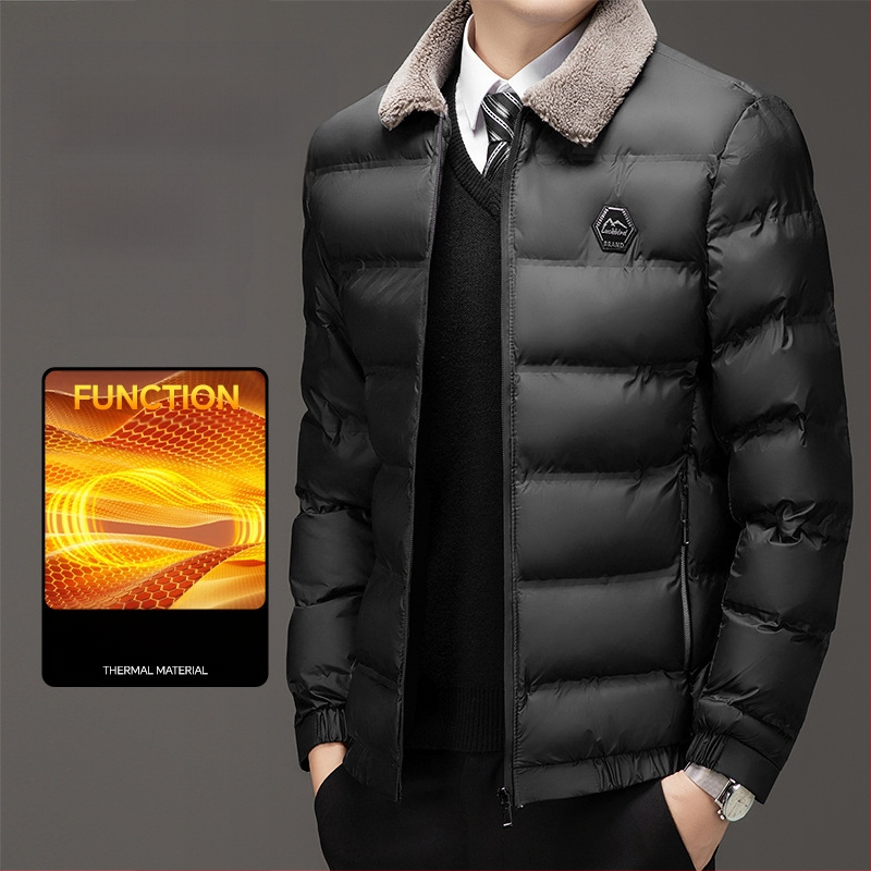 Pamučna odjeća Modna pamučna odjeća za srednje i starije osobe 2024. Novi stil tatine odjeće Muška pamučna jakna Topla poslovna vjetrootporna Khachi