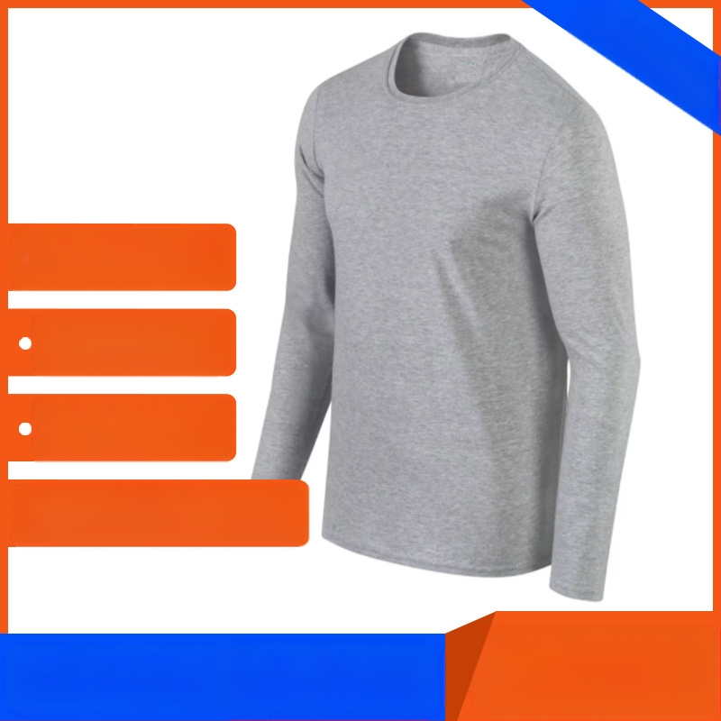 Izborna majica s logotipom prilagođenim dizajnom za muškarce, prazna normalna muška odjeća, majica dugih rukava, sportska osnovna majica, muška/ženska majica