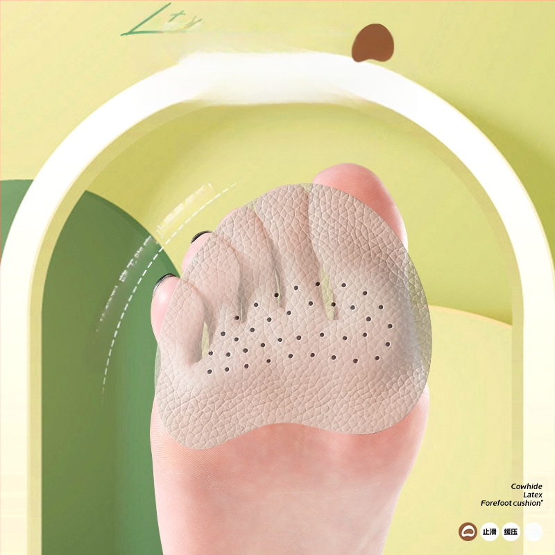 Sandaalid Libisemisvastane padi Naiste kõrged kontsad Sandaalid Esijala padi Valuvastane Higistamine Libisemisvastane Suuruse vähendatud isekleepuv loomanahast poolsuuruses padi Suvine