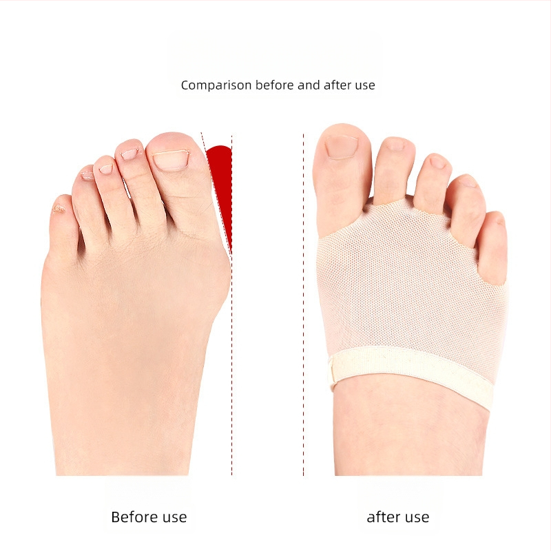 Viie auguga esijala hoolduskaitse varvastepadi kingakate hõõrdumisvastane jalakaitse harjutustantsutarbed esijalapadi pool