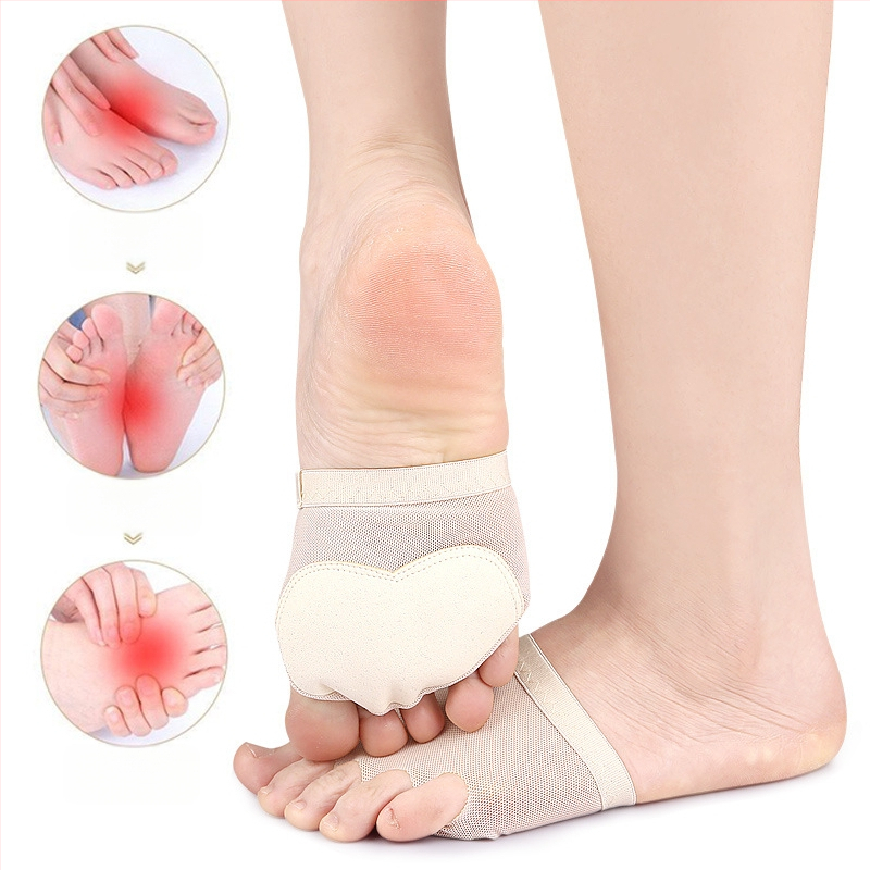 Viie auguga esijala hoolduskaitse varvastepadi kingakate hõõrdumisvastane jalakaitse harjutustantsutarbed esijalapadi pool