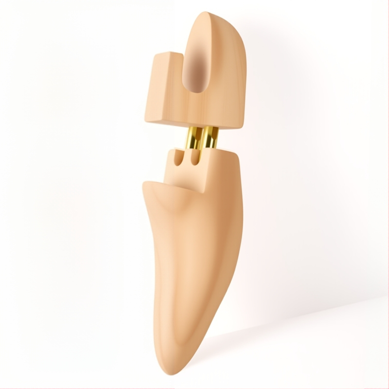 Medžio masyvo batų paskutinio batų atramos spyruoklė, reguliuojama pušies apsauga nuo raukšlių, LOGO odinių batų stiliaus įtaisas, aukštos kokybės batų atrama