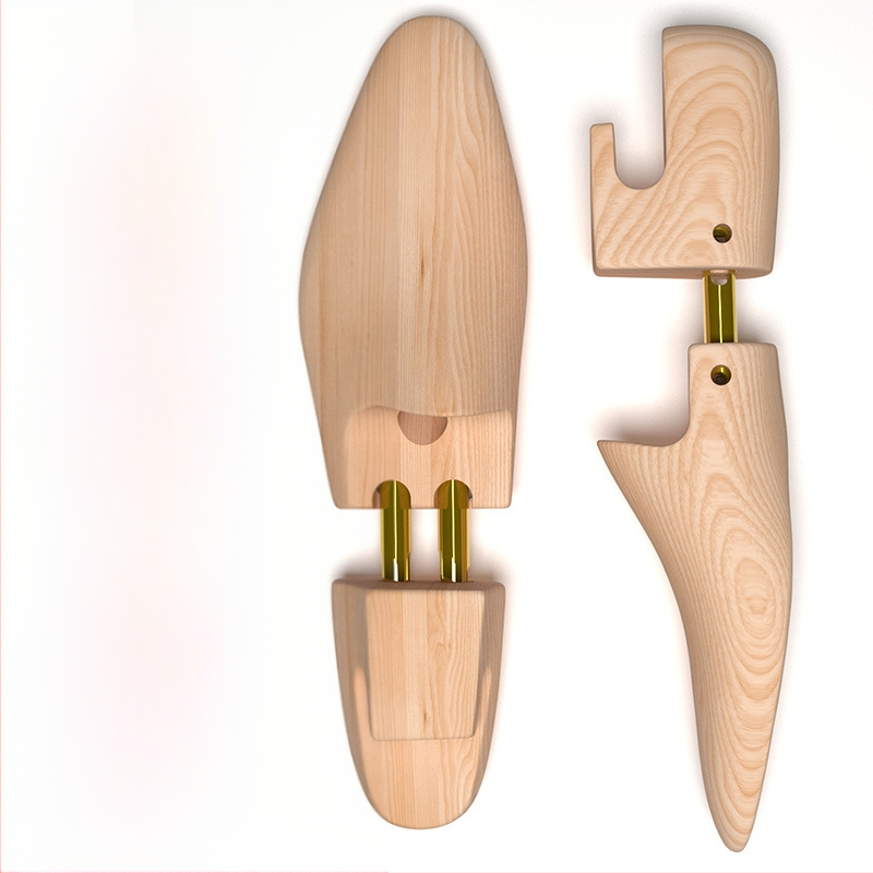 Medžio masyvo batų paskutinio batų atramos spyruoklė, reguliuojama pušies apsauga nuo raukšlių, LOGO odinių batų stiliaus įtaisas, aukštos kokybės batų atrama