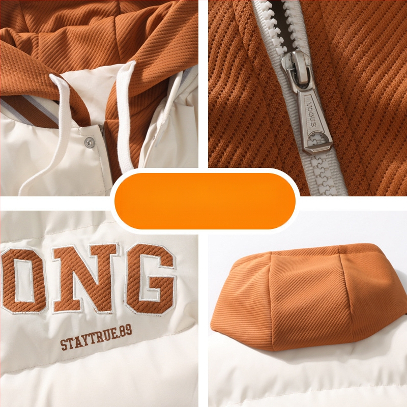 Wassup Nest võlts kaheosaline puuvillase polstriga meeste talvine kapuutsiga moebrändi udusulgedest puuvillase polstriga vabaaja mantel