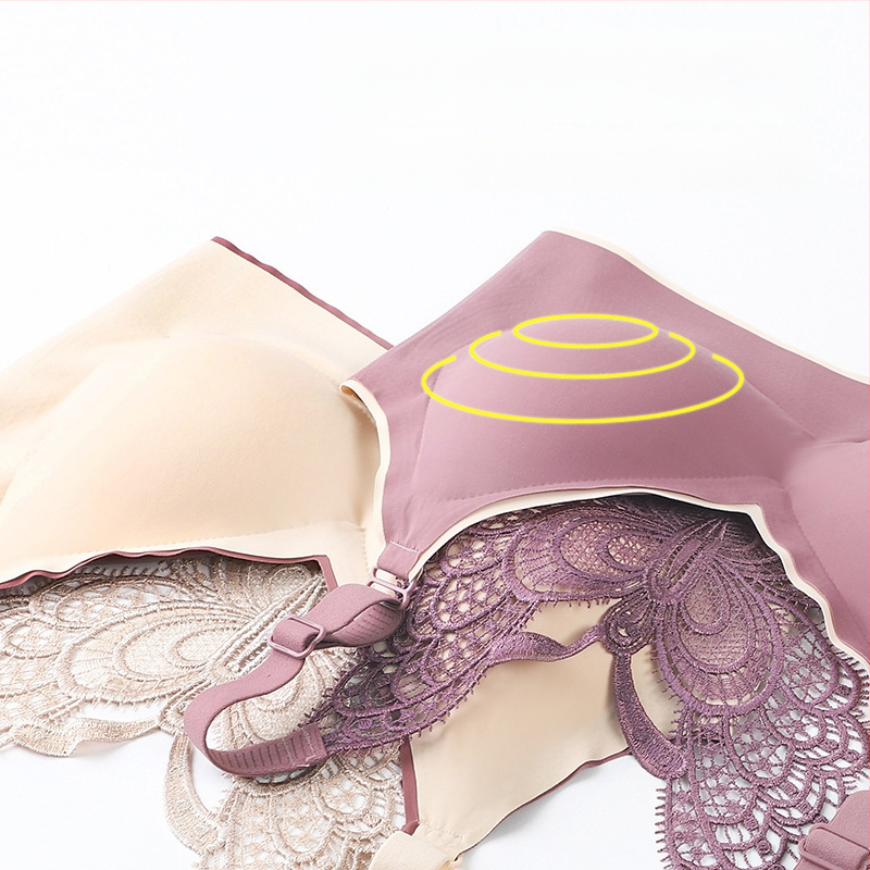 5XL Sutien fără ramă Thailanda Latex Dimensiune mare Lenjerie de corp pentru femei Fluture Spate frumos Sexy Adunat Vestă confortabilă Stil