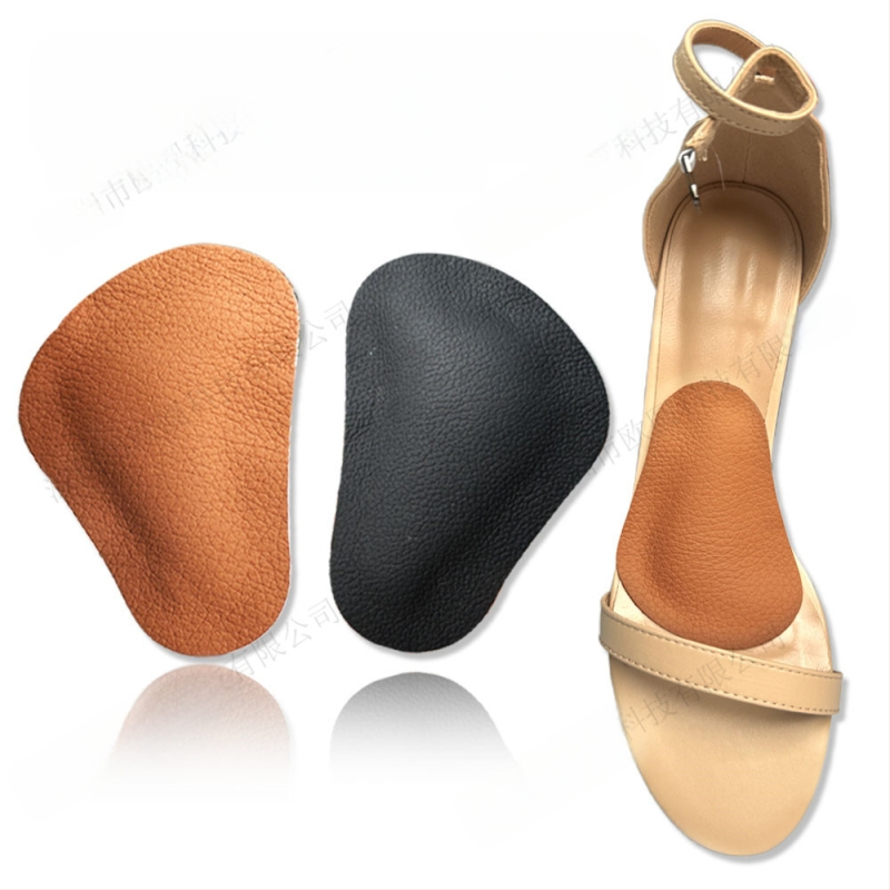 Nahkjala padi lameda jala jaoks isekleepuvad loomanahast sisetallad seismilised dekompressioonivõlvi toetavad sisetallad massaažipadi poole suurusega