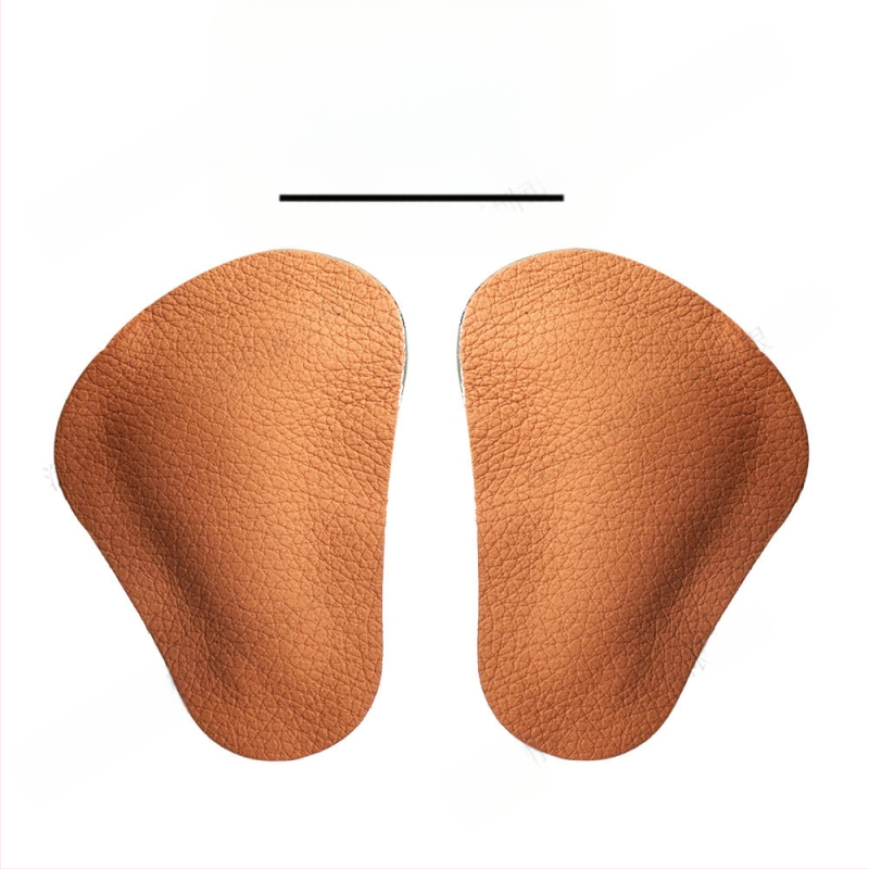 Nahkjala padi lameda jala jaoks isekleepuvad loomanahast sisetallad seismilised dekompressioonivõlvi toetavad sisetallad massaažipadi poole suurusega