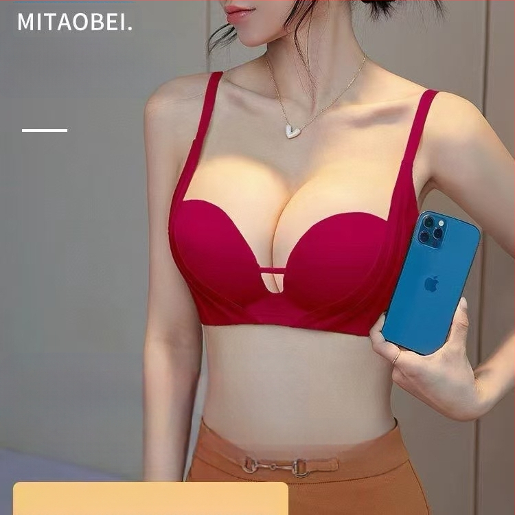 Uus Litching aluspesu naistele väikese rinnakorviga push-up lõtvumisvastane pehme toestusega vitriini ülaosa tuge hingav õmblusteta rinnahoidja