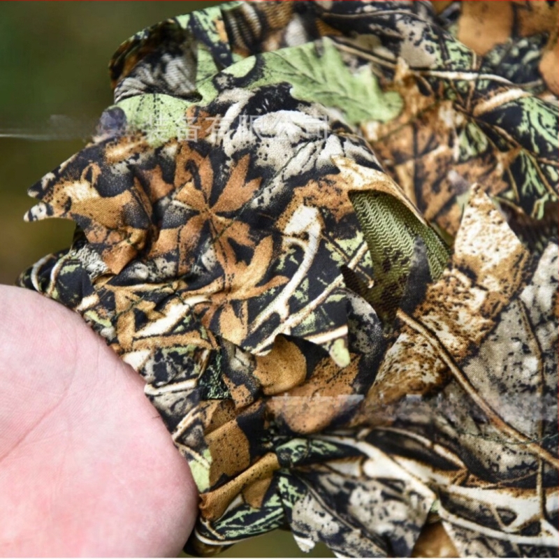 3D βιονική στολή καμουφλάζ φύλλων σφενδάμου, μανδύας αορατότητας φύλλων, αναπνεύσιμη και άνετη στολή καμουφλάζ, μανδύας φωτογραφίας και σκοποβολής πουλιών