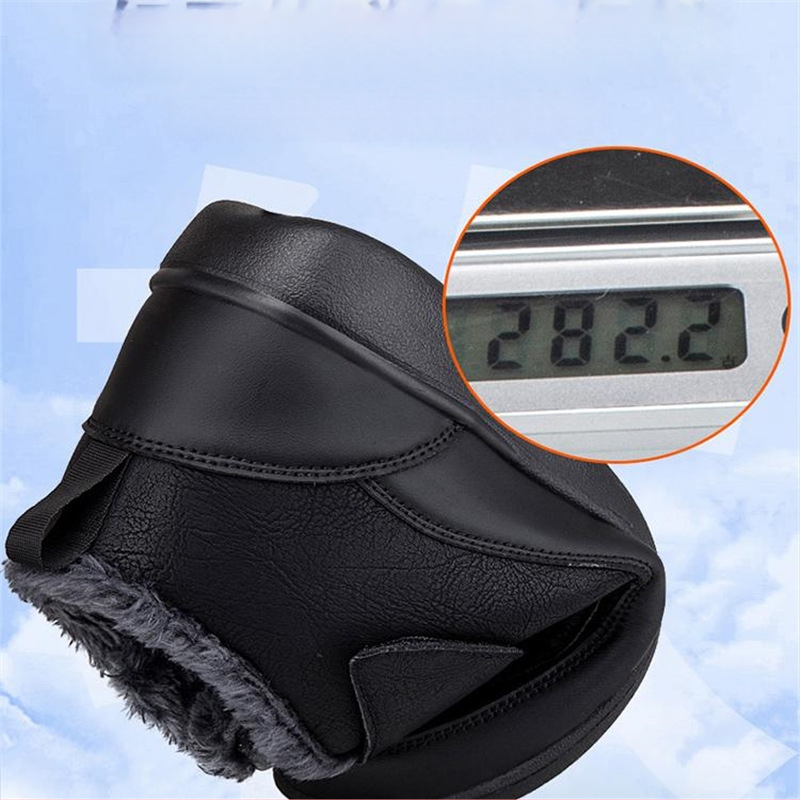 Plačios pėdos seno vyro medvilniniai batai vyriški žieminiai vilnos pamušalu sustorinti šilti batai nykščio evoliucija tėčio vandeniui atsparūs dideli sniego batai