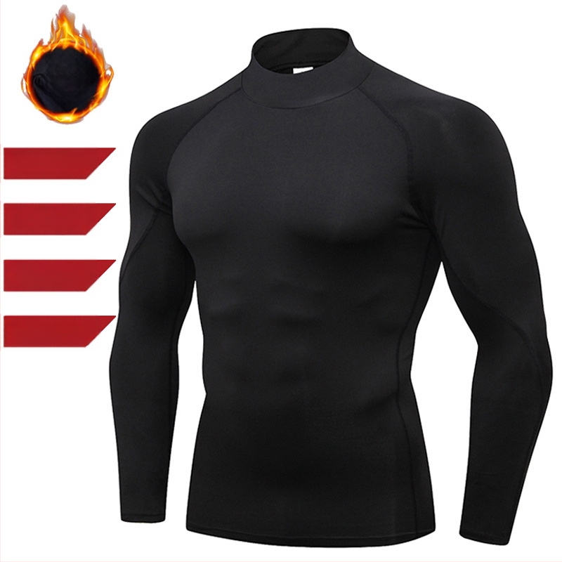 Meeste sügis- ja talvespordibody, kõrge kaelusega, pikkade varrukatega, sametist, soe, elastne, kiiresti kuivav, jooksualusriietus