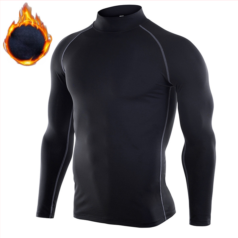 Meeste sügis- ja talvespordibody, kõrge kaelusega, pikkade varrukatega, sametist, soe, elastne, kiiresti kuivav, jooksualusriietus