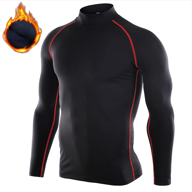 Meeste sügis- ja talvespordibody, kõrge kaelusega, pikkade varrukatega, sametist, soe, elastne, kiiresti kuivav, jooksualusriietus