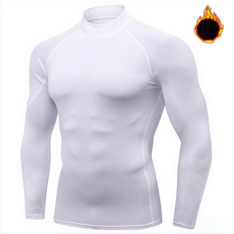 Meeste sügis- ja talvespordibody, kõrge kaelusega, pikkade varrukatega, sametist, soe, elastne, kiiresti kuivav, jooksualusriietus