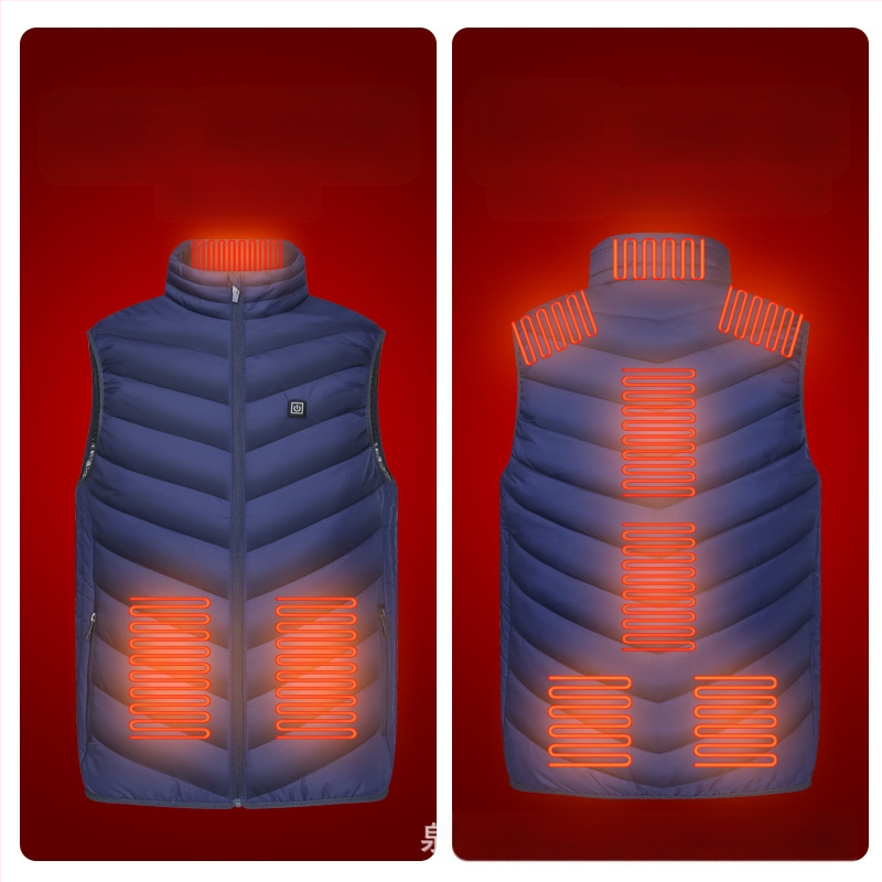 Младежка отоплителна жилетка Zone 9, мъжка интелигентна отоплителна жилетка без ръкави с електрическо зареждане и отоплителна жилетка за средна и по-възрастни хора