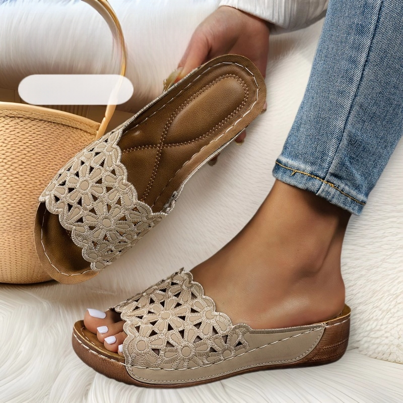 Ljetne nove ženske papuče s debelim potplatom iz inozemne trgovine za žene, prekogranične velike papuče s debelim potplatom u obliku ribljeg usta, širokim remenom