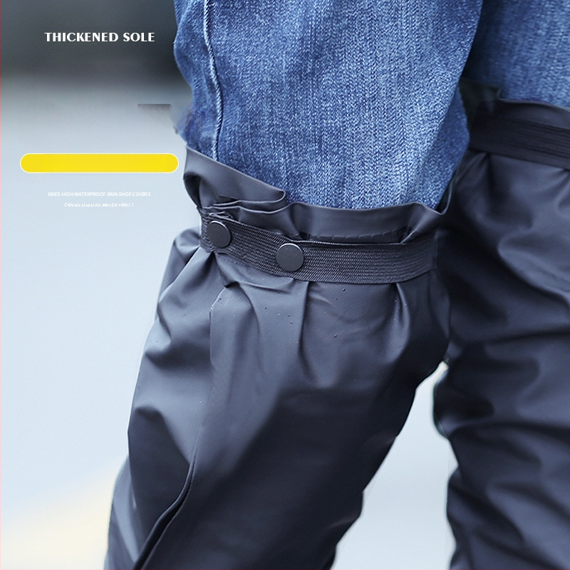 Libisemiskindel paksendatud kulumiskindel üle põlve ulatuv vihmakingakate veekindlad meeste ja naiste ratsutamisveepüksid vihmapüksid ühes tükis piiriülene kohaletoimetamine