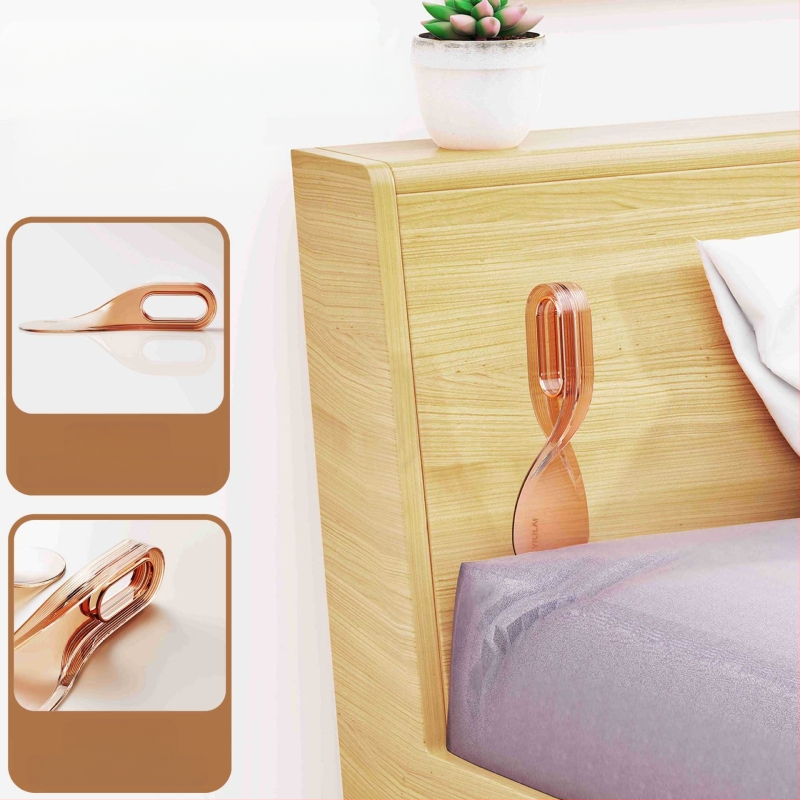 Matracemelő eszköz, kreatív ágynemű-rendező otthoni használatra, erőfeszítést takarító ágynemű-résemelő, csúszásmentes matracrögzítő