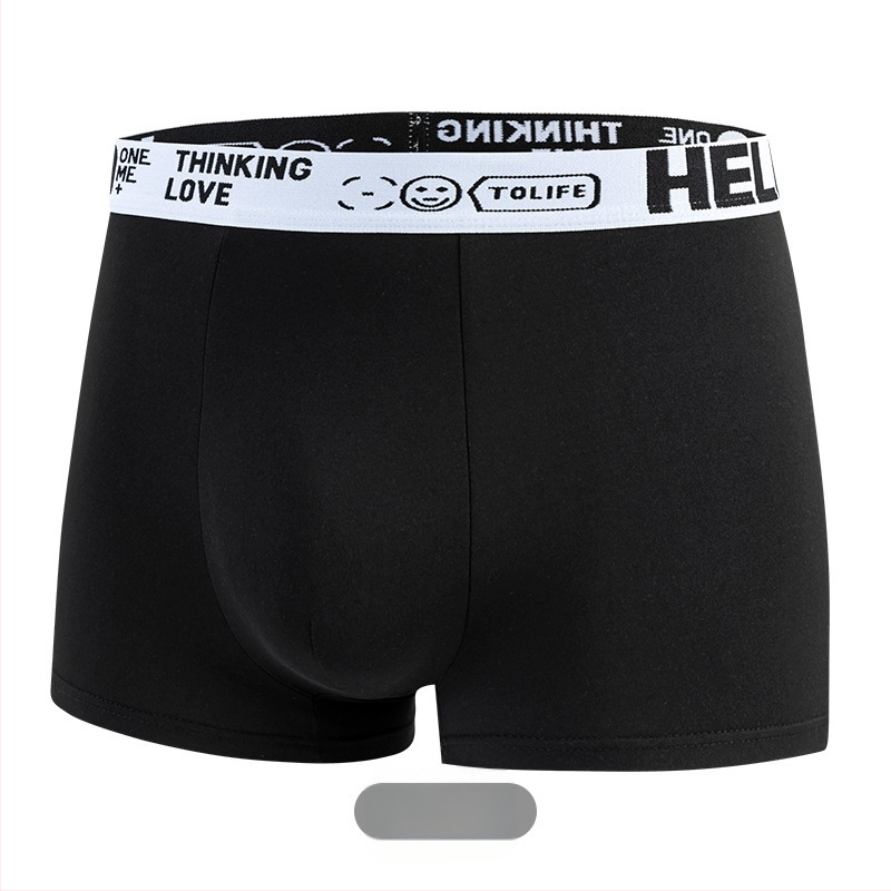 Apatiniai vyriški medvilniniai rudens ir žiemos boksininkų šortai 2024 m. Madingos, greitai džiūstančios, universalios paauglių boksininkų sportinės kelnės