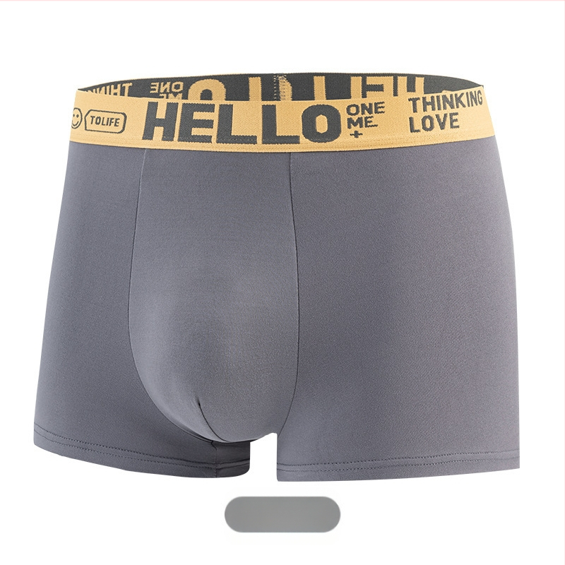 Apatiniai vyriški medvilniniai rudens ir žiemos boksininkų šortai 2024 m. Madingos, greitai džiūstančios, universalios paauglių boksininkų sportinės kelnės