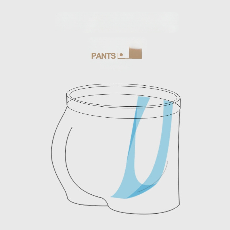 Seksi donje rublje s odvojivim mecima, muške U-konveksne bokserice, muške hlače s unutarnjim džepovima do sredine struka