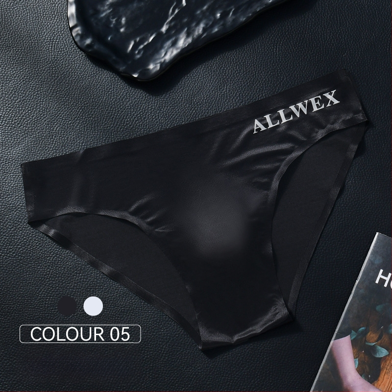 Väliskaubanduse madala vöökohaga kerged aluspüksid, suvised läbipaistvad kirjaga kaetud spordijääsiidist seksikad meeste munaga kaetud hingavad aluspüksid