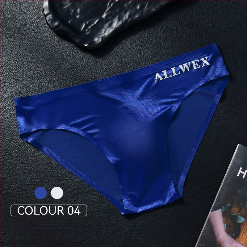 Väliskaubanduse madala vöökohaga kerged aluspüksid, suvised läbipaistvad kirjaga kaetud spordijääsiidist seksikad meeste munaga kaetud hingavad aluspüksid