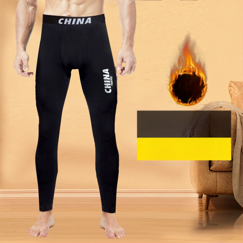 Soojad püksid meestele talvised fliisvoodriga paksendatud teismeliste pluss-suuruses poiste de Velvet meeste pikad püksid kitsad aluspüksid