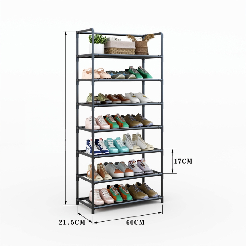 Piiriülene eksklusiivne kingariiul, lihtne kingariiul koduseks hoiustamiseks, mitmekihiline tugevdatud kokkupanek, minimalistlik hulgimüügi hoiulahendus